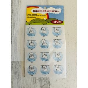 Scratch & sniff happy Allie scented Sticker Matte Fresh Linen pack NEW